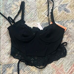 Target Black Lace Top